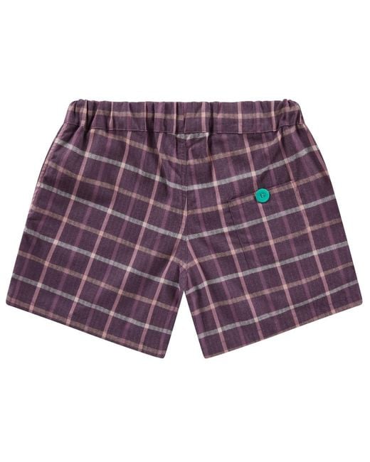 Lounge Purple Loungewear Shorts Sunda Tiger Design