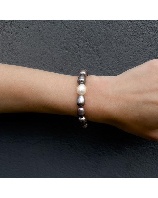 Tory Long Metallic Lulu Freshwater Pearl Bracelet