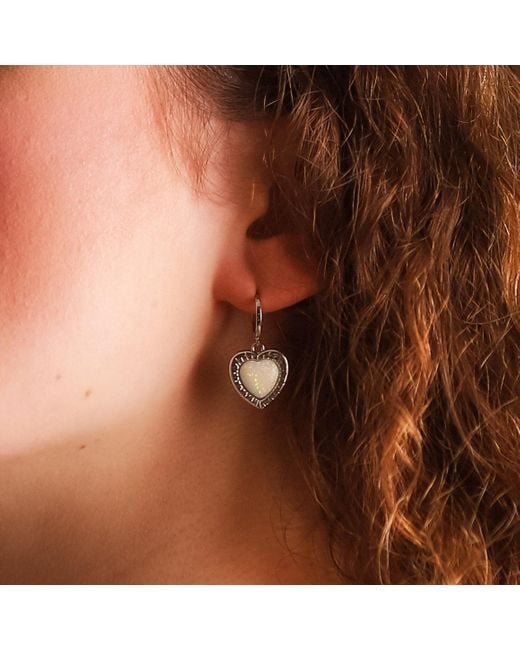Luna Charles Metallic Opal Heart Earring Gift Set