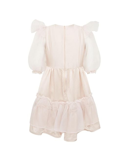 Lisa The Label Natural Angel Cloud Dress Short