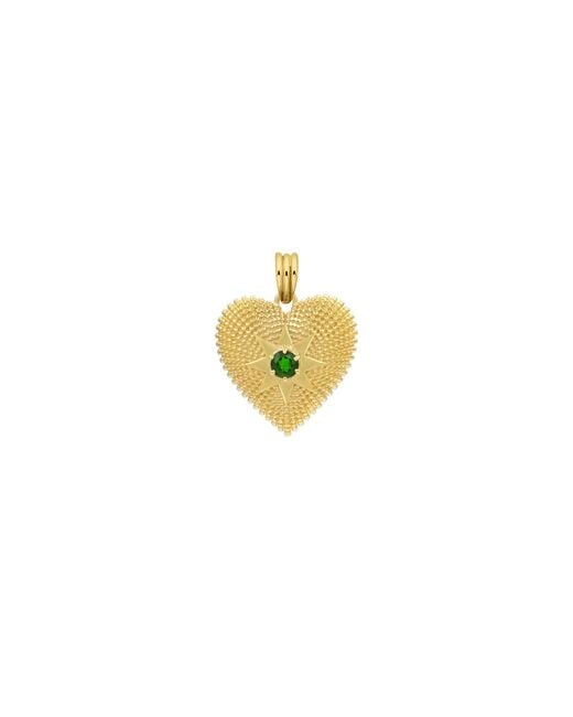 Zoe & Morgan Metallic Brave Heart Charm
