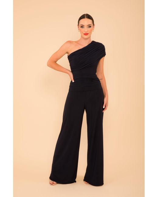 Atom Label Blue Rhodium Jumpsuit