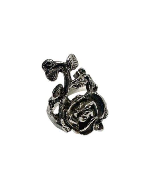 Tg-Jewellery by Tamara Gervasio Black Rosa Gothic Ring – Handcrafted Sterling Sculpture