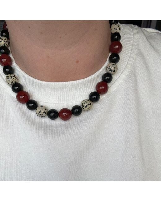Larsuu Black Midnight Flame Necklace
