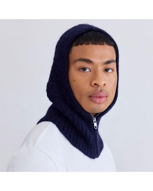 Arctic Fox & Co. Blue The Alpaca Zip Balaclava
