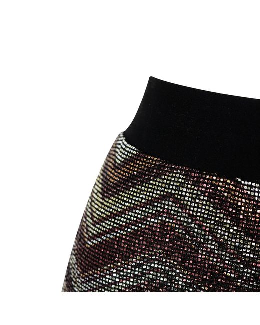 Me & Thee Gray Namaste Metallic Stripe Wide Leg Trouser