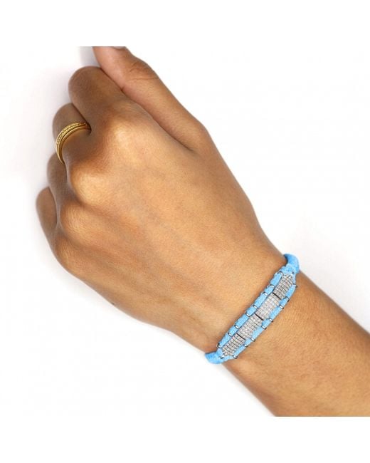 Caravan of Stones Blue Baby Row Bracelet