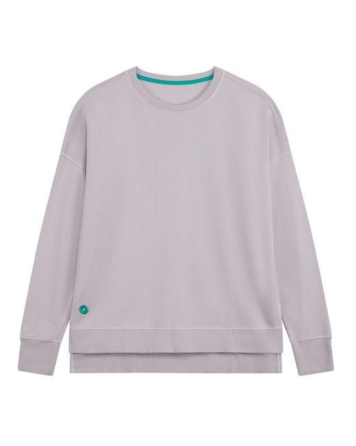 Lounge Blue Longline Sweatshirt Light