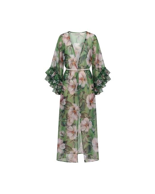 Nur Karaata Green Havana Glow Beachdress