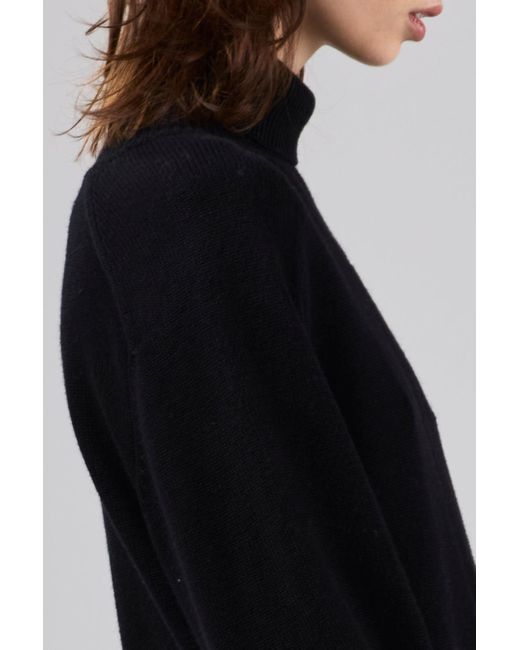 Dref Black Solaris Maxi Rollneck Knit