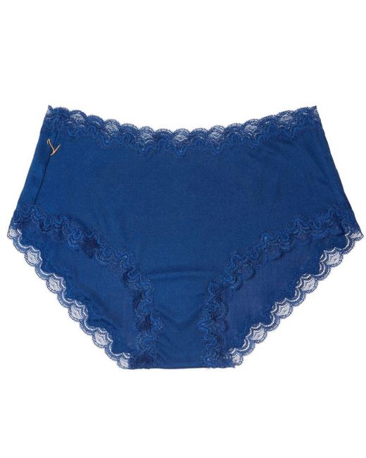 Uwila Warrior Blue Soft Silk Briefs