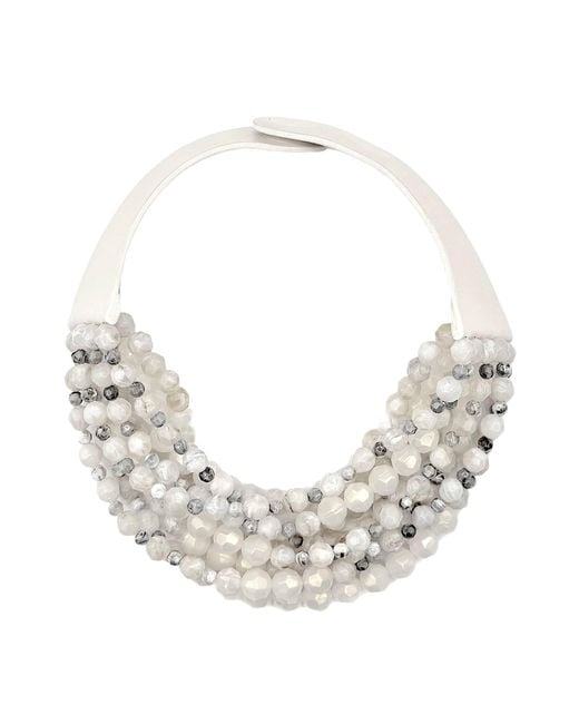 Fairchild Baldwin Metallic Chelsea Pearlized Necklace