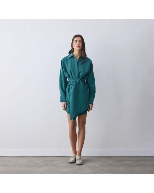 Thisisu Collection Green Verda Shirt Dress