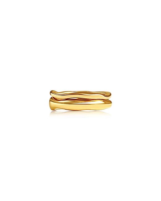 Mickey's Girl Metallic Double Stacked Waterproof Rings
