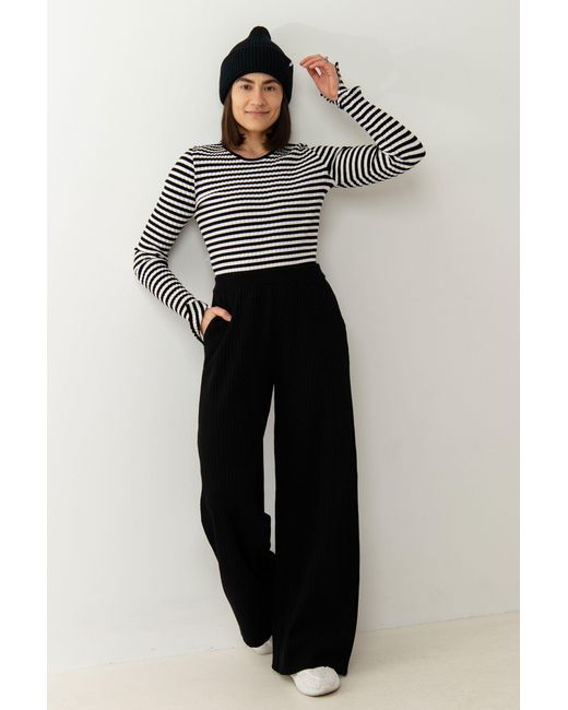 SALANIDA Blue Vera Ribbed Pants