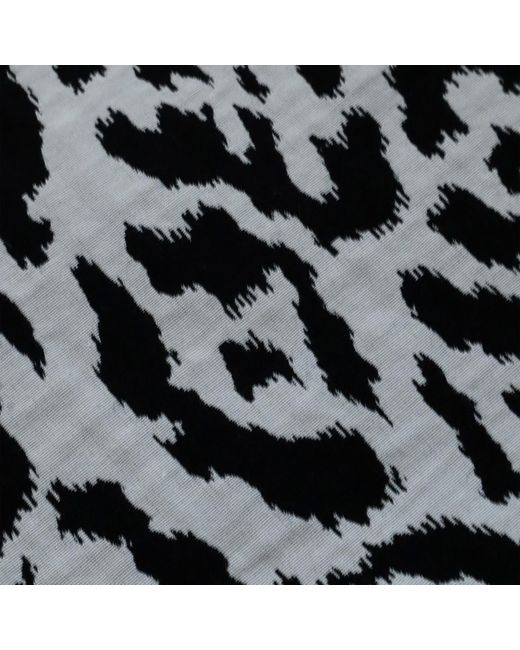 2KStyle Black Ciana A-Line Animal Print Jacquard Mini Dress