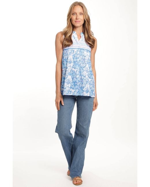 Bindu Blue Elena Blouse