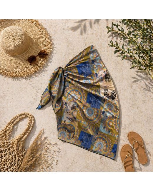 Nuvv Collection Multicolor Mandala Print Pareo Sarong