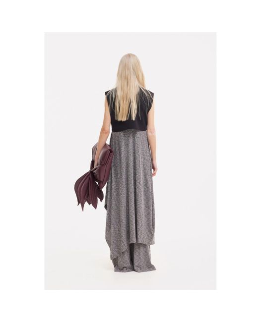 Julia Allert Black Cropped Button-Front Vest