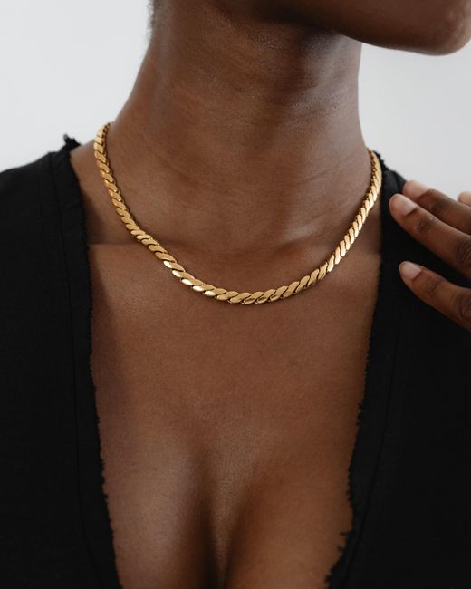 Miss Cecilia Metallic Soho Chain Necklace
