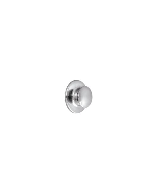 Edge Only Metallic Pointed Lightning Bolt Pin Sterling for men