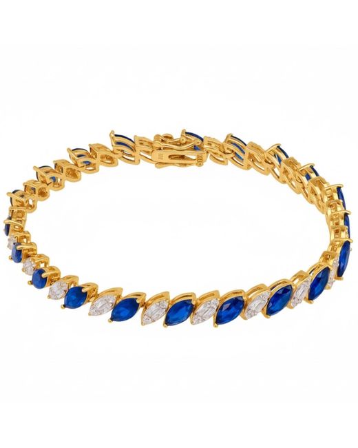Latelita London Blue Viscountess Tennis Bracelet Sapphire