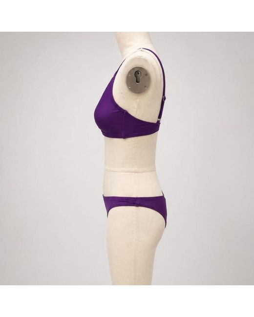 Nuvv Collection Purple Cut-Out Bikini Set