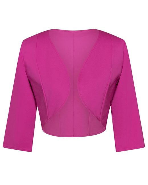 Alie Street London Purple Freya Bolero Fuchsia