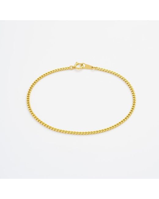 7879 Metallic Diamond Cut Curb Chain Bracelet
