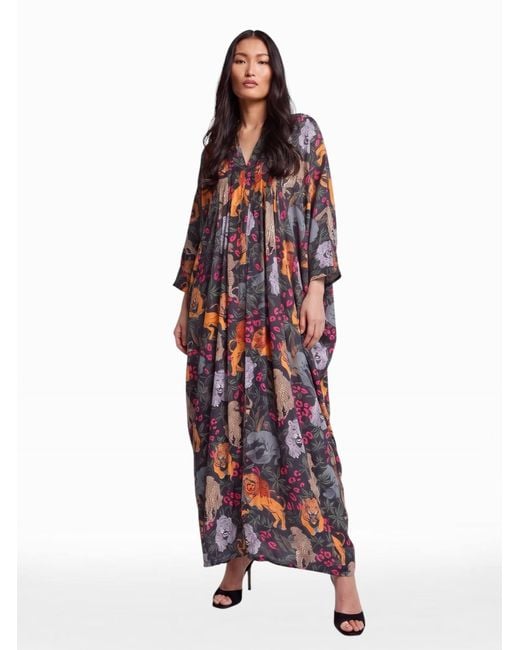 Any Old Iron Blue Big Cats Kaftan