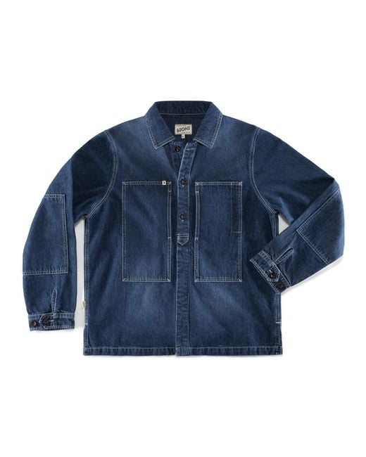 &SONS Trading Co Blue Painter Shirt for men