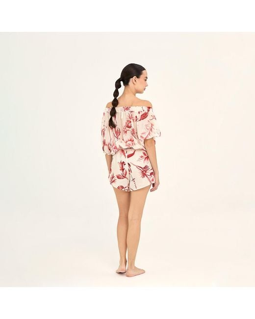 Aguaclara Pink Rouge Crop Top