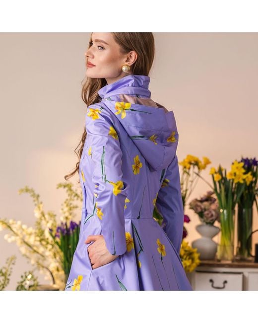 RainSisters Purple Jacket With Detachable Hood: Lilac Joy