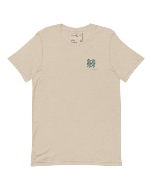 Anchor and Crew Natural Neutrals Desert Dust One Field Notes Organic Cotton T-Shirt for men