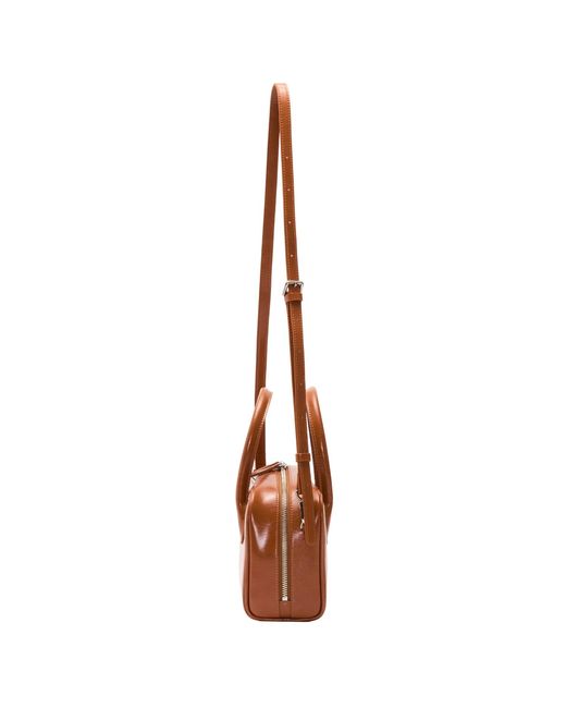 MARHEN.J Brown Lara Small Three-Way Vegan Leather Shoulder Bag