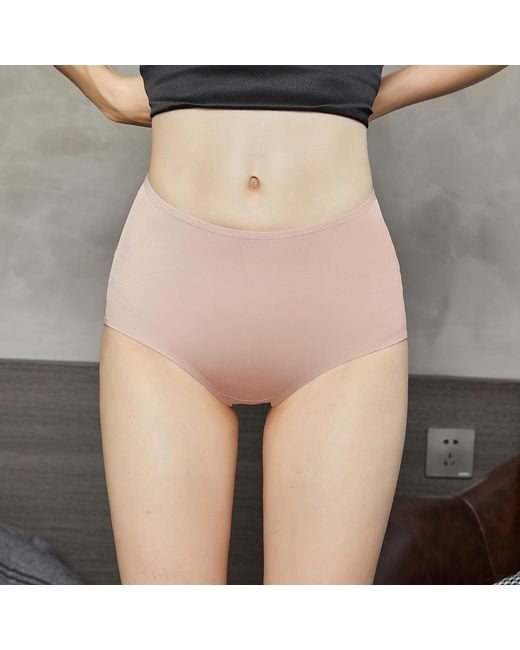 Soft Strokes Silk Natural Set Of Two Knitted Silk Mid Rise French Cut Pantie Shimmer Collection