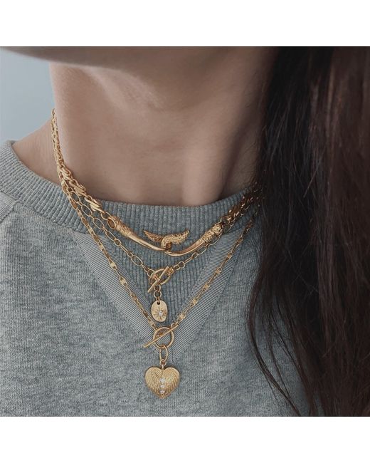 IN CAUDA VENENUM Metallic Milo Necklace