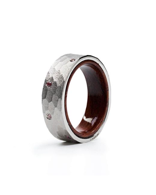 German Kabirski Metallic Nuptia Mixed Sapphire Ring