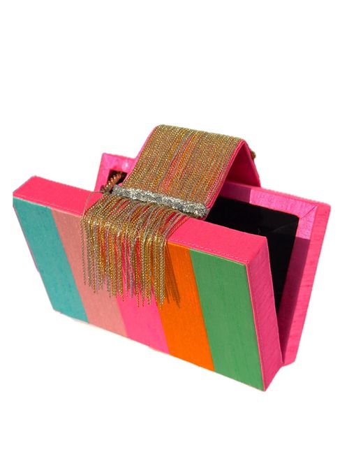 Simitri Green Skittles Dreamy Clutch