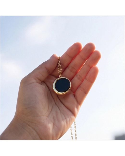 Ormiro Black Luna Shungite Emf Protection Necklace