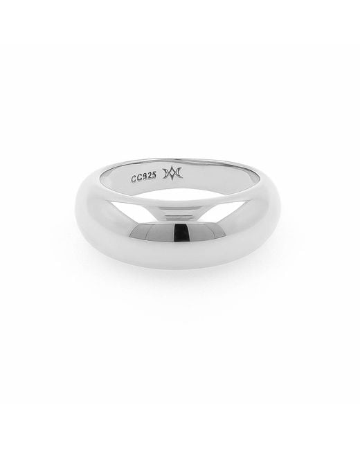 Cote Cache White Lux Dome Ring Set