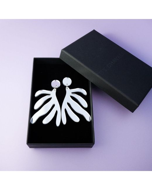 By Chavelli Blue Matisse Earrings
