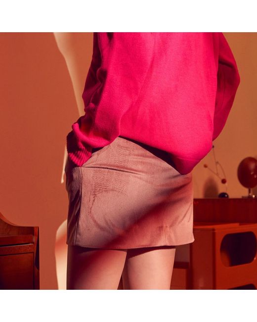 Emma Wallace Red Kizzy Mini Skirt