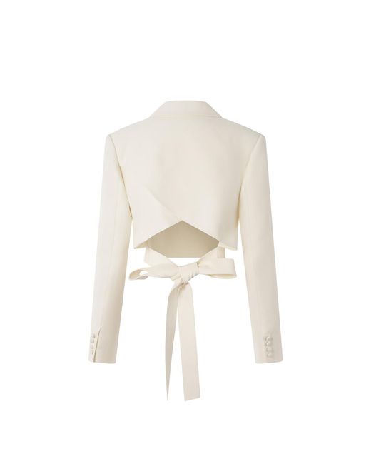 Emma Wallace White Lucile Jacket