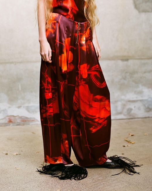 Klements Red Hope Trousers