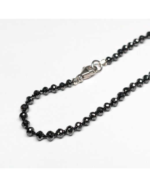 Rahul's Jewels Black 7.5 Genuine Diamond Strand Bracelet