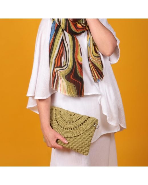 SJW BAGS LONDON Metallic Grace Hand Crochet Bag