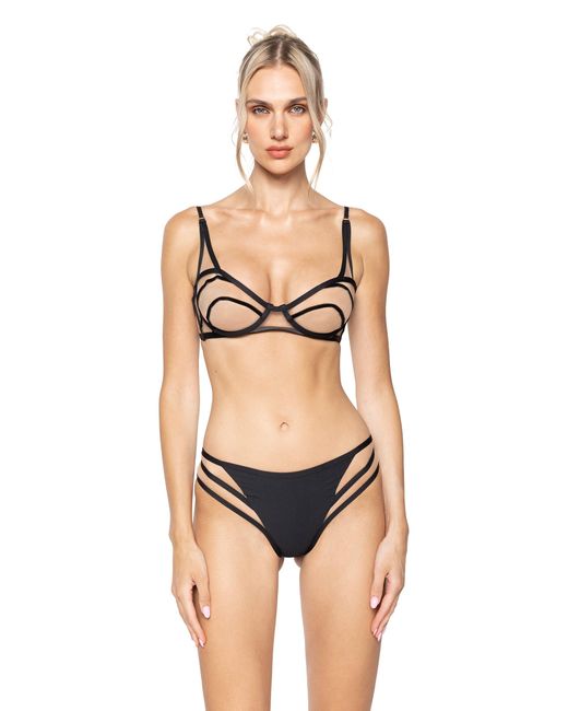 GOD SAVES QUEENS Black Lana Knicker