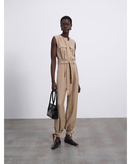 Sélone Natural Loen Balloon Jumpsuit
