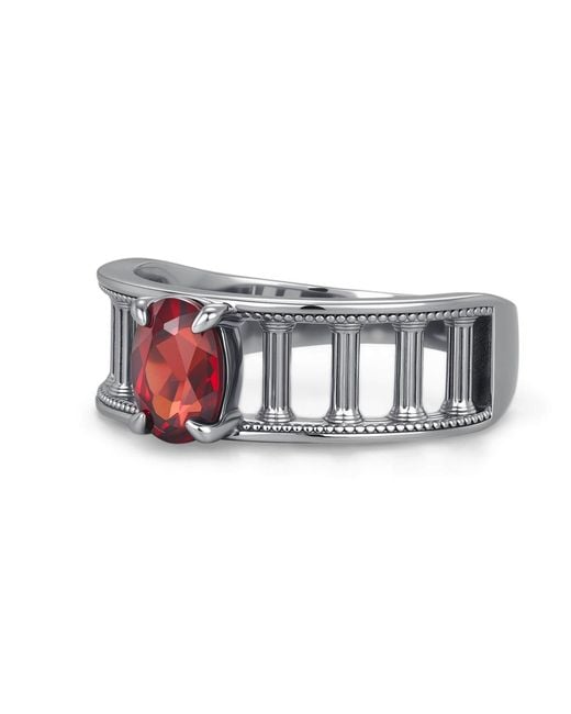 Azura Jewelry New York White Ring Of The Parthenon Nightfall Version Vermeil